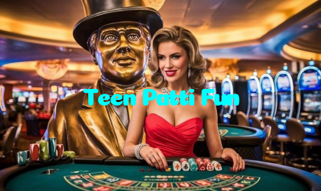 Teen Patti Fun casino presented on mobile device in Pakistan with slots and live games